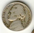 1943 P silver war nickel. 6/22/2002.